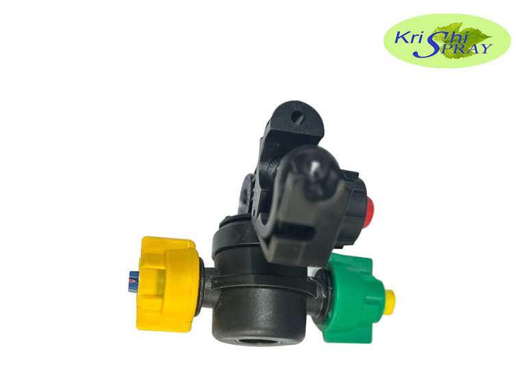TWO WAY NOZZLE WITH ATR 80 YELLOW AND AXI 110 BLUE
