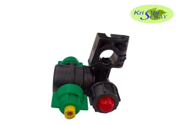 TWO WAY NOZZLE WITH ATR 80 YELLOW AND AXI 110 BLUE